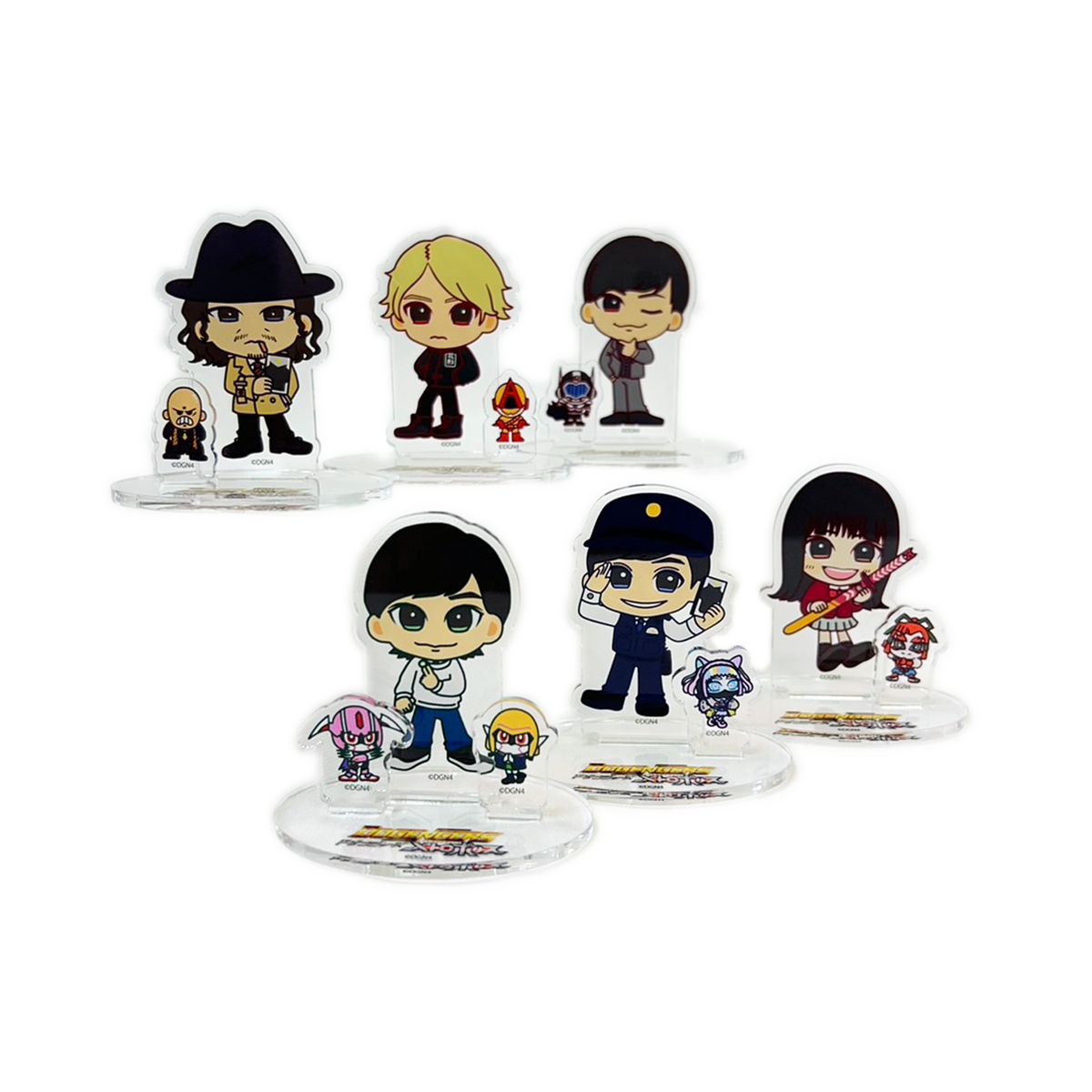 萌え萌えドゲンジャーズ アクリルスタンド ドゲンジャーズ アクリルスタンドキーホルダー｜商品情報