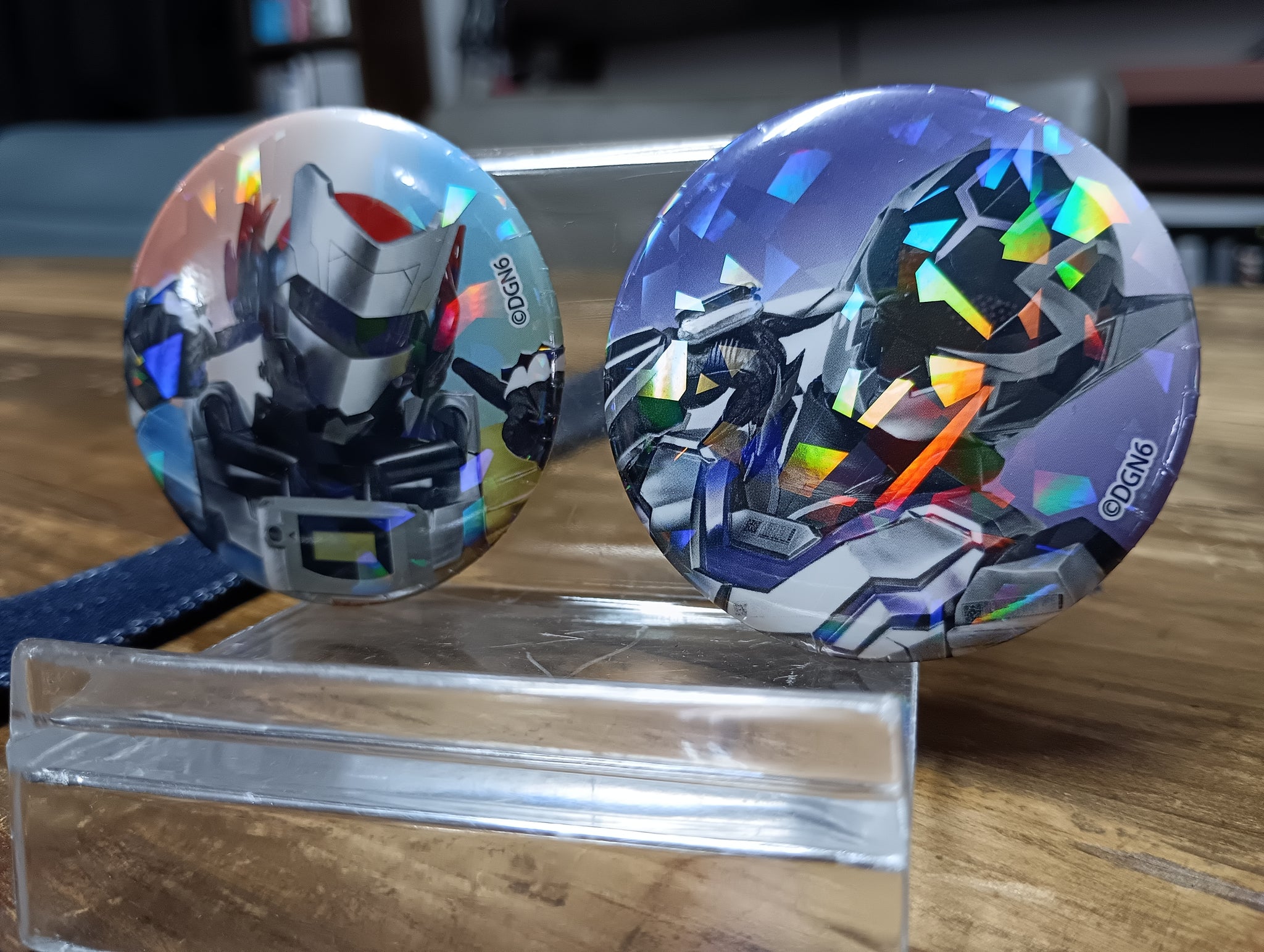 デジモン　超進化キラ缶バッジ　缶バッジ デジモン感謝祭＊超進化キラ缶バッジ 工藤タイキ＆明石タギルの
