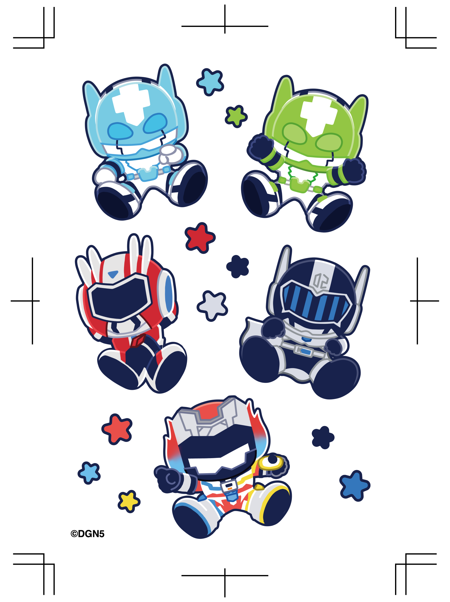 キャラぴたver.2】はがき| ドゲンジャーズ【公式】オンラインショップ