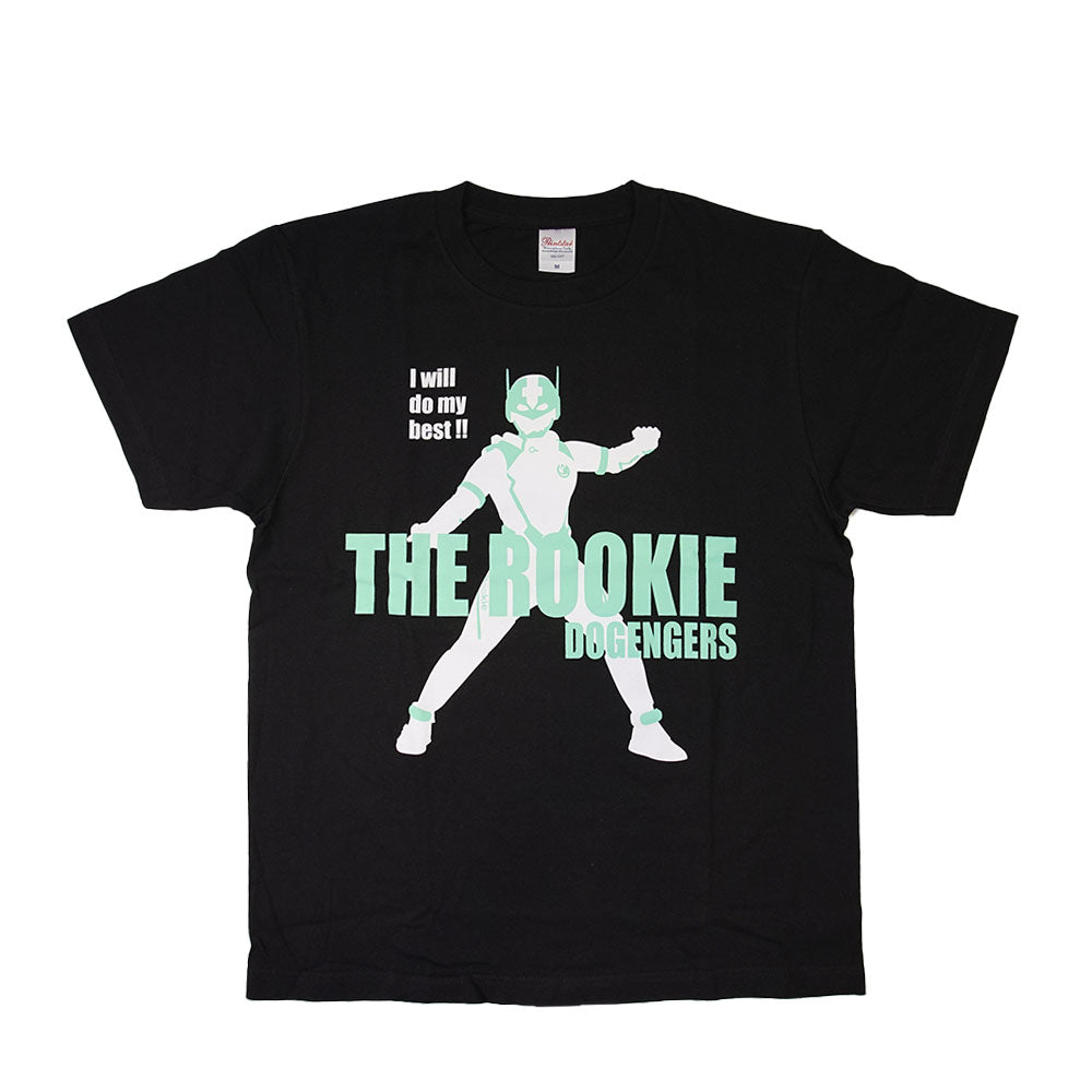 ドゲンジャーズ Tシャツ（ルーキー）ブラック・グリーン